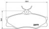 BREMBO P 85 008 Brake Pad Set, disc brake